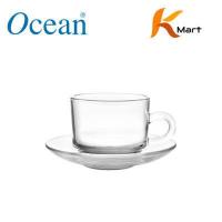 ราคา แก้วชา Ocean Glass Stack Tea Cup 200 ml 6 ใบ พร้อมจานรองแก้ว (16810839978)