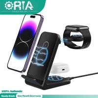 ราคา สถานีชาร์จไร้สาย ORIA สำหรับ iPhone 3 In 1ที่ชาร์จเร็วสำหรับ S23 Samsung อัลตร้าพลัส S22 S21โน้ต20 Z พลิก4 3 Z เครื่องชาร์จนาฬิกาข้อมือสำหรับ Galaxy Watch 5 5 Pro 4 3 Active 2 (19066278361)