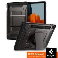 ราคา SPIGEN Tough Armor Pro Gunmetal Case for Galaxy Tab S8 S7 S8 S7 Dual Layered Protection Case with Built in S Pen Storage Kickstand Galaxy Tab S8 Case Galaxy Tab S8 (19452978155)
