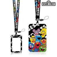 ราคา SST Sesame Street Card Holder with Neck Lanyard Black W7xH11 1 cm (19395690421)