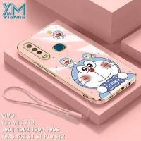 ราคา YiaMia Doraemon เคสโทรศัพท์สำหรับ VIVO Y17 Y15 Y12 1902 1904 1906 Y02S Y02 S1 S1 Pro การ์ตูนน่ารักแฟชั่น VIVO Y11 Y21 Y21A Y21T Y21S Y33S Y33T Y15A Y15S Y01โครเมี่ยมสุดหรูโทรศัพท์ (19065849357)
