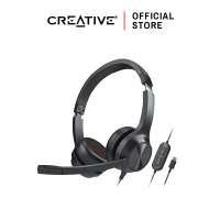 ราคา Creative Chat USB หูฟังเฮดเซ็ตพร้อมก้านไมค์ที่ปรับขึ้น ลงสำหรับการปิด เปิดไมโครโฟน และมาพร้อมกับ SmartComms Kit (19387280024)