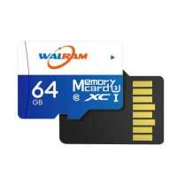 ราคา WALRAM 64GB A1 U3 Class10 for Cell Phone Car Device Computer Monitor Mobile TV Memory TF Card Class 10 70MB s 64GB Micro SD MSD Memory Card MicroSD (19525504423)
