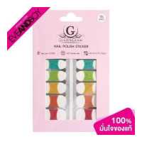 ราคา GLAZE GLAM Nail Polish Sticker STK024 16Pcs 10 g ยาทาเล็บแบบแผ่นสติกเกอร์ (19198818448)