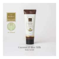 ราคา THE BARAI Coconut Rice Milk Body Scrub 190ml เดอะ บาราย สครับมะพร้าวและน้ำนมข้าวขัดผิวกาย (17289625263)