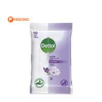 ราคา Dettol ผ้าเช็ดทำความสะอาดผิวแบบเปียก สูตร Sensitive 10 แผ่น (17322862195)