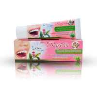 ราคา ยาสีฟันราสยาน 100 กรัม Rasyan ราสยาน ยาสีฟันสมุนไพรกานพลู สูตร ว่านหางจระเข้ และ ใบฝรั่ง ช่วยแก้คราบเหลืองจากบุหรี่ ชา กาแฟ ฟันขาวสะอาด สดชน (10333915402)