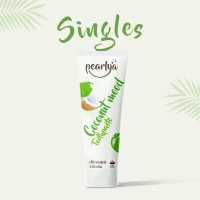 ราคา PEARLYA ยาสีฟันสูตรน้ำมันมะพร้าว และสารสกัดจากธรรมชาติ 100 กรัม (9547730654)