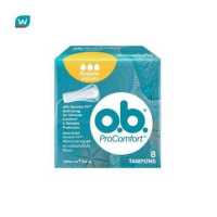 ราคา O B โอ บี ผ้าอนามัยแบบสอด โปร คอมฟอร์ท ขนาดธรรมดา 8 ชิ้น ผ้าอนามัยแบบสอด (18568092969)