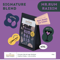 ราคา The Summer Coffee Company เมล็ดกาแฟคั่ว Mr Rum Raisin 200 g (9775885662)
