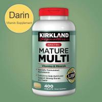 ราคา Exp 09 2024 Kirkland Signature Adult 50 Mature Multi Vitamins Minerals 400 Tablets (18678767339)