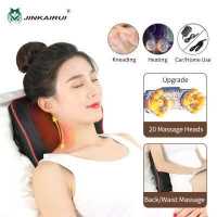 ราคา Jinkairui เครื่องนวดต้นคอ เบาะนวดทั้งตัว บริเวณไหล่ เอว หลัง หัวนวด 20 หัว การนวดเครื่องทำความร้อน (7677725272)