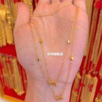 ราคา สร้อยคอทองครึ่งสลึงYHGOLD คละแบบ ทองคำแท้96 5 (18962774563)