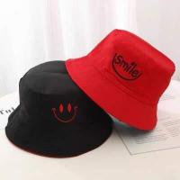 ราคา Mang247 หมวกBucket หมวกบั กเก็ต หมวกบักเก็ตยิ้มใส่ได้สองด้าน หมวก บั กเก็ต 2 ด้าน หมวกบัคเก็ต (2360606869)