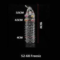 ราคา ถูกสุดในไทย ถุงยางแบบโหดๆ ถุงยางอนามัย สามารถใช้ซ้ำได้ เพิ่มความยาวเพิ่มความหนาและขนาดใหญ่ ถุงยางปุ่มใหญ่52 ไม่ระบุชื่อสินค้าหน้ากล่อง (19387665285)