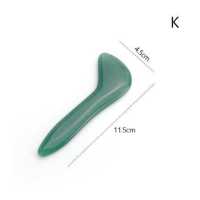 ราคา หิน Guasha สำหรับนวดหยกหยกสีเขียว Aventurine หยกอุปกรณ์การนวดอุปกรณ์ดูแลสุขภาพ Alat Pemijat Wajah ใบหน้า (18582787082)