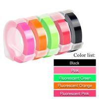 ราคา 5ชิ้นเข้ากันได้กับเทปที่มีสีสัน Dymo 3D เทปฉลากเครื่องพิมพ์ฉลากลายนูน9มม สำหรับ Motex Dymo 1610 1880เครื่องพิมพ์ฉลาก (15512147023)