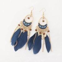 ราคา ต่างหูขนนก ต่างหูโบฮีเมี่ยน (10524928458)