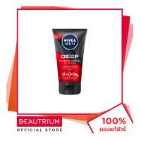 ราคา NIVEA Men Deep Rapid Acne Mud Foam ผลิตภัณฑ์ทำความสะอาดผิวหน้า 100g BEAUTRIUM บิวเทรี่ยม นีเวีย (15299079880)