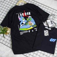 ราคา New เสื้อยืดแฟชั่น เสื้อยืดแขนสั้นคอกลมเสื้อยืดลายสกรีนผ้าคอตตอลใส่สบาย (16756980292)