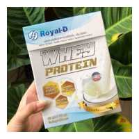 ราคา เวย์ โปรตีน รสช็อกโกแลต 30กรัม รสวนิลา 50กรัม รสชาเขียว 50กรัม ตรา รอแยล ดี Royal D 1กล่อง (7611376959)