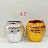 ราคา โอ่ง โอ่งเงิน โอ่งทอง โอ่งใส่น้ำ โอ่งตั้งศาล โอ่งมงคล โอ่งคู่เซรามิค เสริมโชคเรียกทรัพย์ เงินทอง พร้อมส่ง (9652033259)