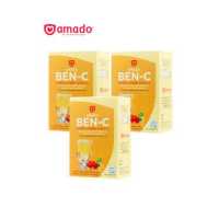 ราคา Amado Ben C อมาโด้ เบญ ซี วิตตามิน ซี แบบเม็ดฟู่ 10 เม็ด