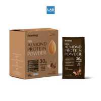 ราคา Beanbag Almond Protein Powder Powder Dark Chocolate 280g เครื่องดื่ม โปรตีน จากพืช ผสมอัลมอนด์ชนิดผง ตรา บีนแบ็ก รสดาร์คช็อคโกแลต 280 กรัม กล่อง 7 ซอง x 35g (15847505324)