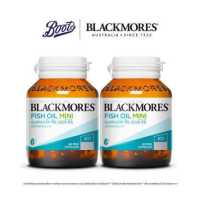 ราคา Blackmores Fish Oil แบลคมอร์ส ฟิชออยล์ มินิ ขนาด 60เม็ดแพ็คคู่ ผลิตภัณฑ์เสริมอาหารน้ำมันปลา (12097189902)