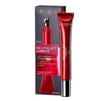 ราคา L OREAL PARIS Revitalift Laser X3 Eye Cream 15ml ลอรีอัล ปารีส รีไวทัลลิฟท์ เลเซอร์ X3 อายครีม ลดเลือนริ้วรอยลึก (335582818)