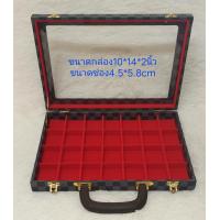 ราคา กล่องใส่พระใส่ทองใส่เครื่องประดับ18ช่องลายไทย (16099534109)