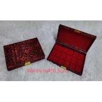 ราคา กล่องใส่พระใส่ทองใส่เครื่องประดับ18ช่องลายไทย (17437605704)