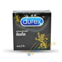 ราคา Durex ดูเร็กซ์ คิงเท็ค ถุงยางอนามัย ขนาด 49 มม (19656592096)