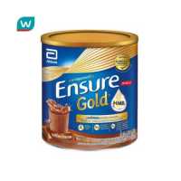 ราคา Ensure อาหารสูตรครบถ้วน เอนชัวร์ โกลด์ กลิ่นช็อคโกแลต 400 กรัม HMB (403759707)