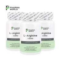 ราคา L Arginine plus Zinc x 3 ขวด แอลอาร์จินีน พลัส ซิงค์ ฟาร์มาเวิลด์ Pharma World แอล อาร์จินีน Arginine LArginine L Arginine (17158718098)