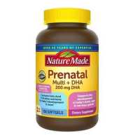 ราคา Nature Made Prenatal Multi DHA with 200 mg DHA 150 Softgels (11651278710)