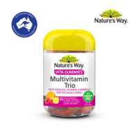 ราคา Nature s Way Vita Gummies Multivitamin trio sugar free สำหรับผู้ใหญ่ 60 เม็ด (12795748914)