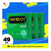 ราคา ถุงยางอนามัย วันทัช จอยส์ OneTouch Joys ผิวเรียบ ฟิต กระชับ ขนาด 49 มม 3 กล่อง (3833764600)