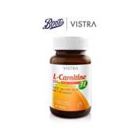 ราคา Vistra L Carnitine 500Mg 30 S วิสทร้า แอลคาร์นิทีน พลัส 3 แอล ผลิตภัณฑ์เสริมอาหาร ขนาด 30 เม็ด (5171886354)