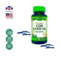 ราคา เนเจอร์ ทรูทร์ น้ำมันตับปลา x 100 เม็ด โอเมก้า 3 Nature s Truth Cod Liver Oil กินร่วมกับ แอสต้าแซนทีน แคลเซี่ยม น้ำมันปลา กลูโคซามีน พิคโนจีนอล ขมิ้นชัน ยูซีทู คอลลาเจนกระดูก วิต (1760802691)