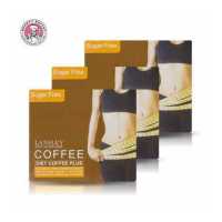 ราคา แพ็ค 3 กล่อง BEAUTY BUFFET LANSLEY DIET COFFEE PLUS แลนซ์เลย์ กาแฟ พลัส 13g 1 กล่องมี 10 ซอง (340670826)