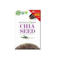 ราคา Body shape Organic Chia seed เมล็ดเจีย อาหารเสริมควบคุมน้ำหนัก อิ่มท้องนานลดหิว 400 กรัม 1 กล่อง (3669066)