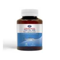 ราคา BOOTS VITAMINS CONCENT FISH OIL บู๊ทส์ คอนเซนเตรท ฟิช ออยล์ 1000 มิลลิกรัม 42 กรัม 30 เม็ด (17436015865)