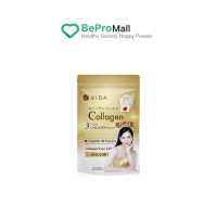 ราคา Vida Collagen Gold คอลลาเจนโกลด์ ช่วยทำให้โครงสร้างผิวแข็งแรงขึ้น ป้องกันกระดูกอ่อนที่ข้อ มีช้อนในซอง ช่วยลดเลือนริ้วรอย (12539439798)