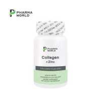 ราคา คอลลาเจน พลัส ซิงค์ x 1 ขวด ฟาร์มาเวิลด์ Collagen plus Zinc Pharma World คอลลาเจนแคปซูล คอลลาเจนแท้ คอลลาเจนญี่ปุ่น คอลลาเจนพลัส คลอลาเจน ซิงค์ (17157757580)
