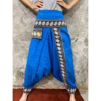 ราคา กางเกงม้ง กางเกงผ้าไทย กางเกงอินทร ชาย หญิง ผ้านุ่มใส่สบาย (2518140745)