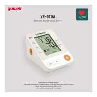 ราคา รับประกัน 1 ปี Yuwell เครื่องวัดความดันต้นแขน YE670A เชื่อมต่อแอพลิเคชั่น BP Sure ได้ ตัวใหญ่ จอสว่าง Sphygmomanometer Blood Pressure Meter (1417788581)