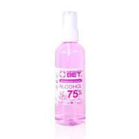 ราคา BET 100 ml สเปรย์แอลกอฮอล์ กลิ่นซากุระ พกพาสะดวก ฆ่าเชื้อโรคและแบคทีเรีย มาตรฐาน อย BET HAND CLEAN ALCOHOL SPRAY 75 100ML (10203151735)