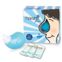 ราคา Hashi Plus ฮาชชิ พลัส อุปกรณ์ล้างจมูก พร้อมซองเกลือ 15 ซอง สีฟ้า (4996438802)