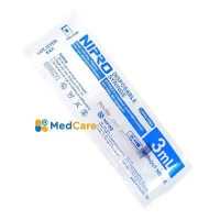 ราคา ไซริ้งค์ หลอดฉีดยา NIPRO DISPOSABLE SYRINGE 3 ML (19555344067)